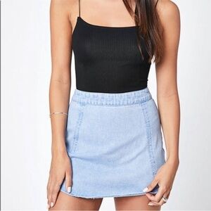 Pacsun denim mini skirt